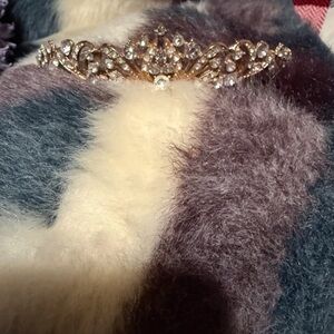 Corona Gold Tiara with Crystal Details